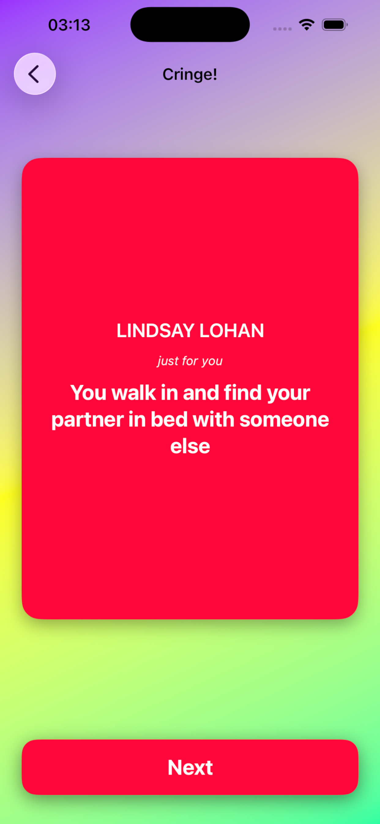 Shuff screenshot - Card game in action